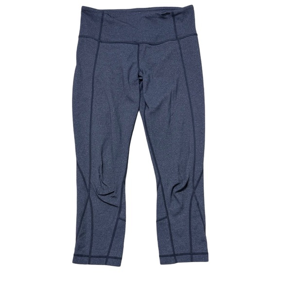 Lululemon Gray 21” Capri Leggings Women’s‎ Sz 6 - Picture 1 of 7